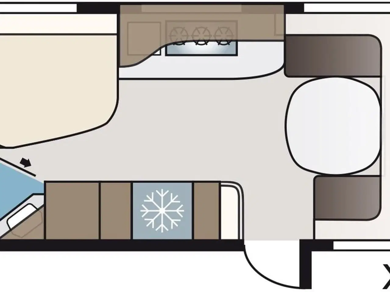 Billede 2 - 2026 - Kabe Smaragd 520 XL KS Premium Line   Kabe Smaragd 520 XL KS PREMIUM LINE model 2026 kan snart ses  hos Camping-Specialisten i Silkeborg