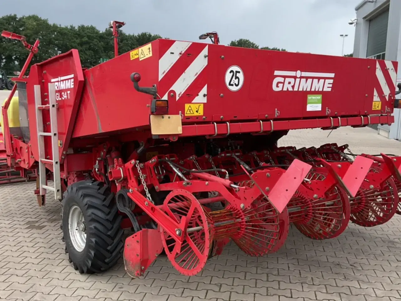 Billede 2 - Grimme GL 34T Velholdt kartofellægger med gødnings og bejdseudstyr 75/75 rækkeafstand.