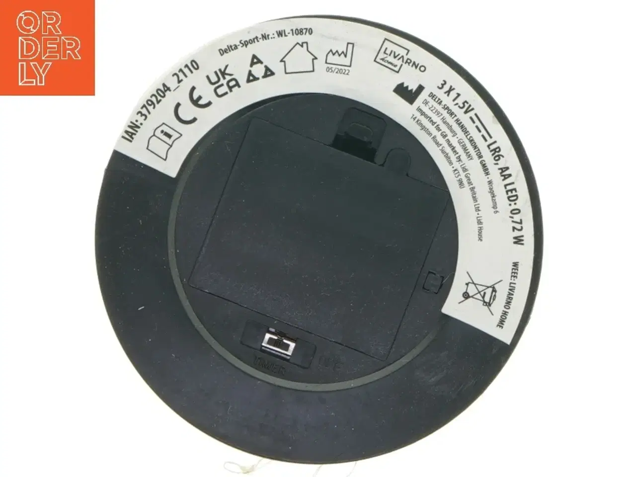 Billede 6 - LED-lanterne fra Livarno (str. Ø 12 cm højde 20 cm)