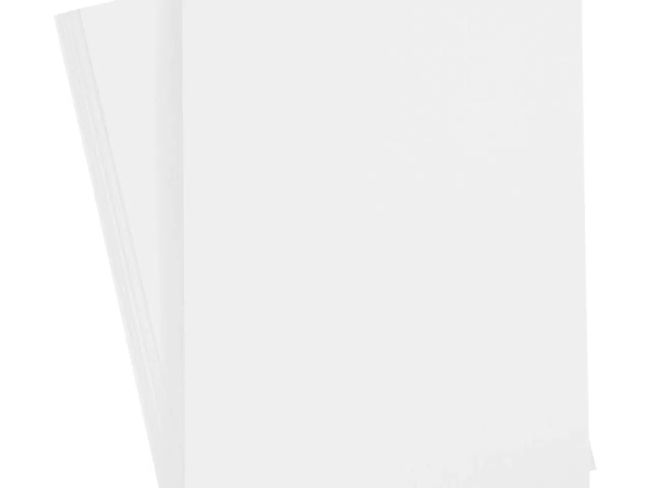 Billede 1 - Hvid A4 Karton 210x297 mm, 10 ark, 210-220 g