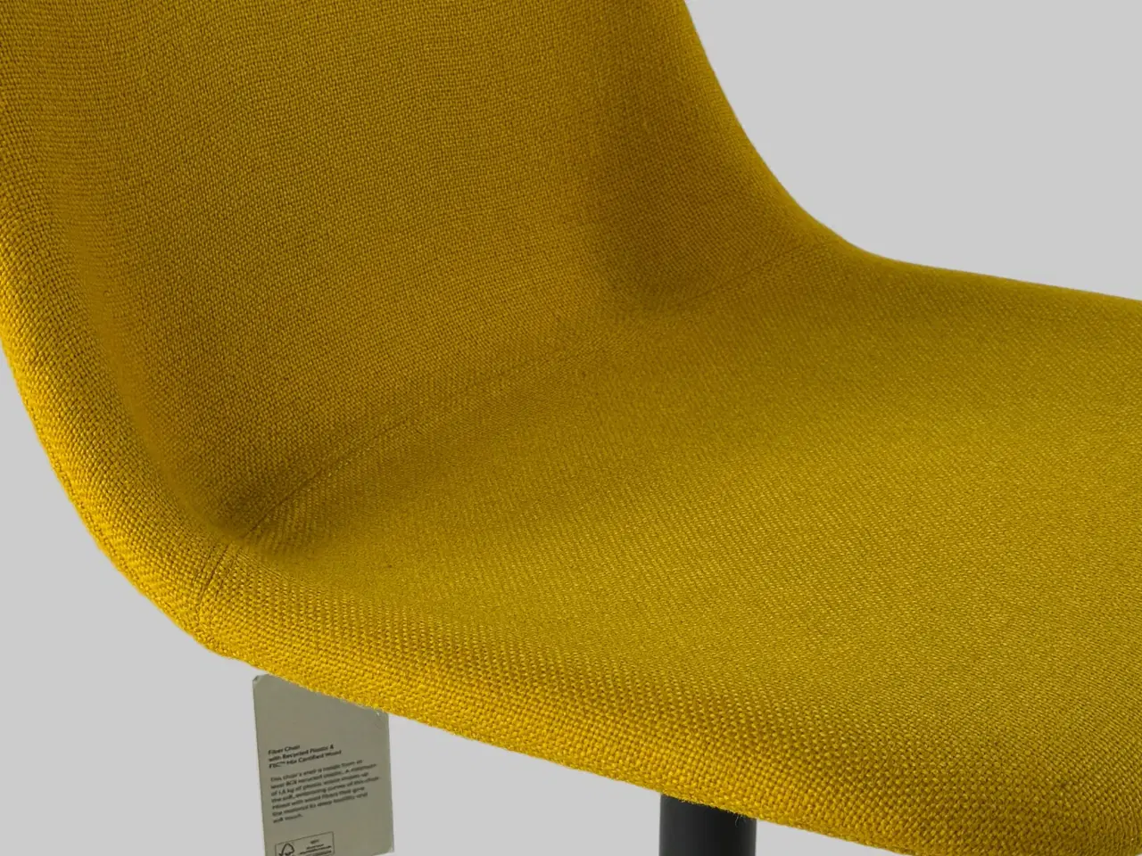 Billede 6 - Muuto Fiber Side Stol – Gul/Antracitgrå Stel