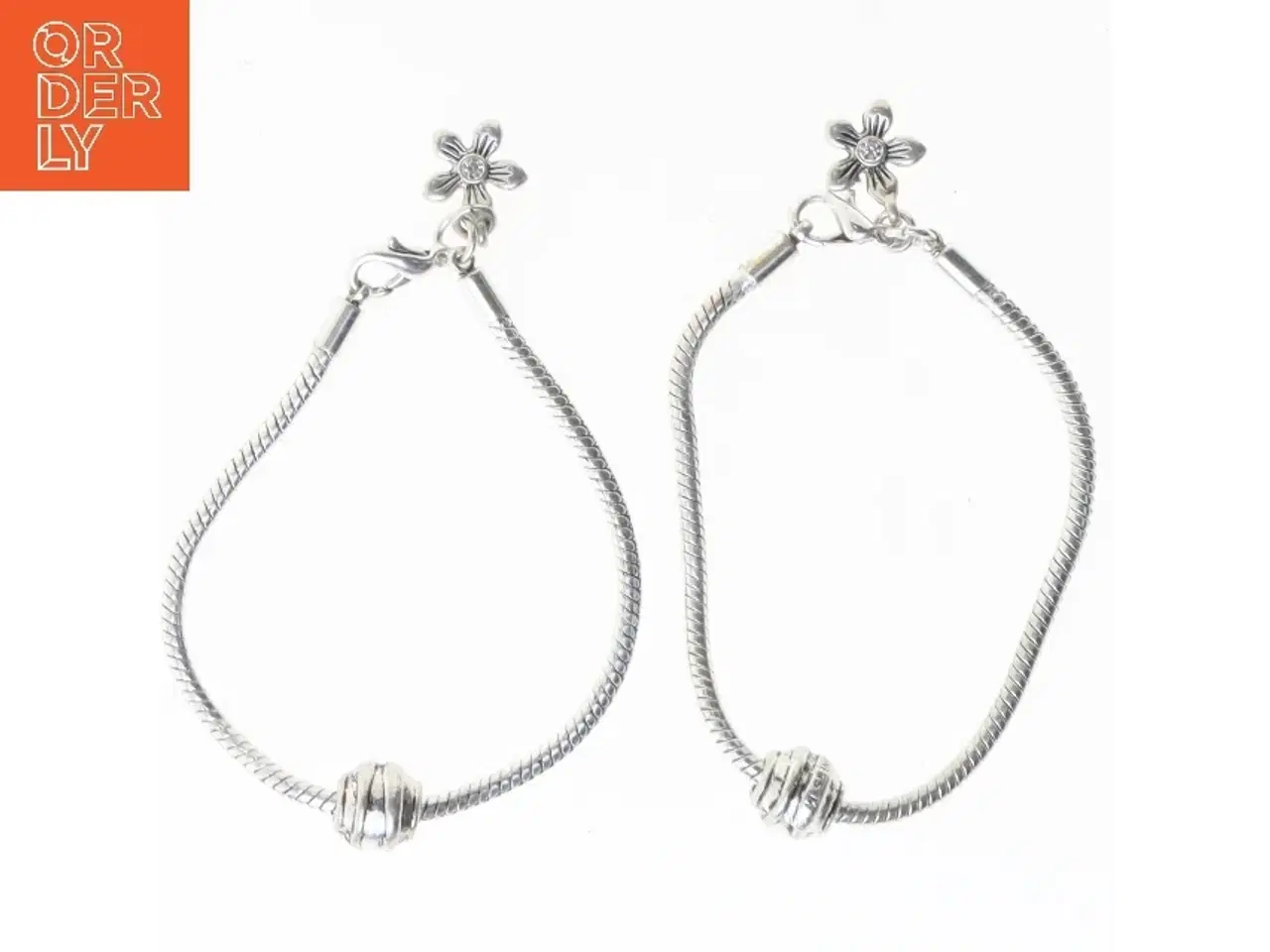 Billede 1 - Sølv armbånd sæt (str. 2 stk 17,5 cm)