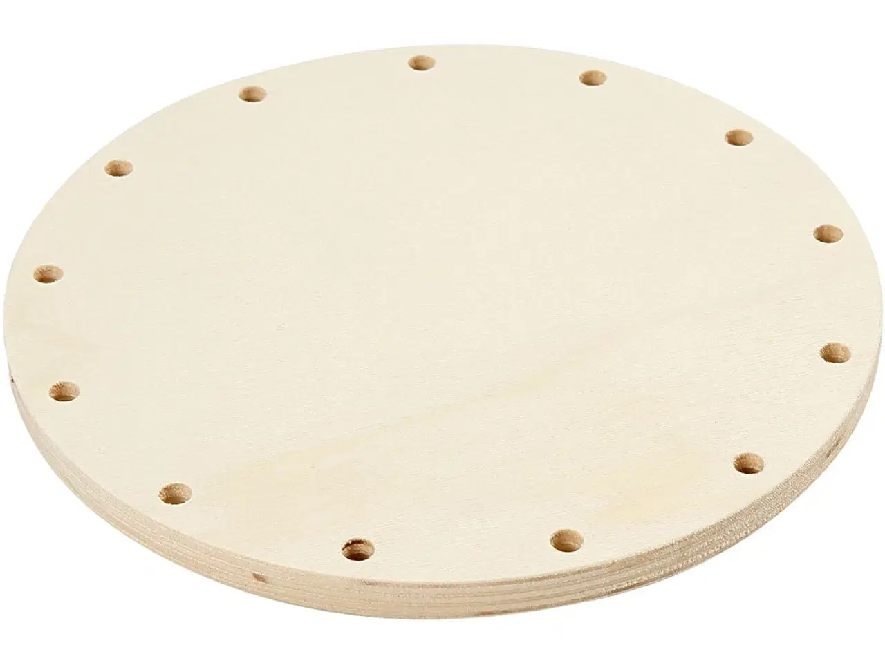 Billede 1 - Bund til kurvefletning, diam. 18 cm, tykkelse 10 mm, 1 stk.