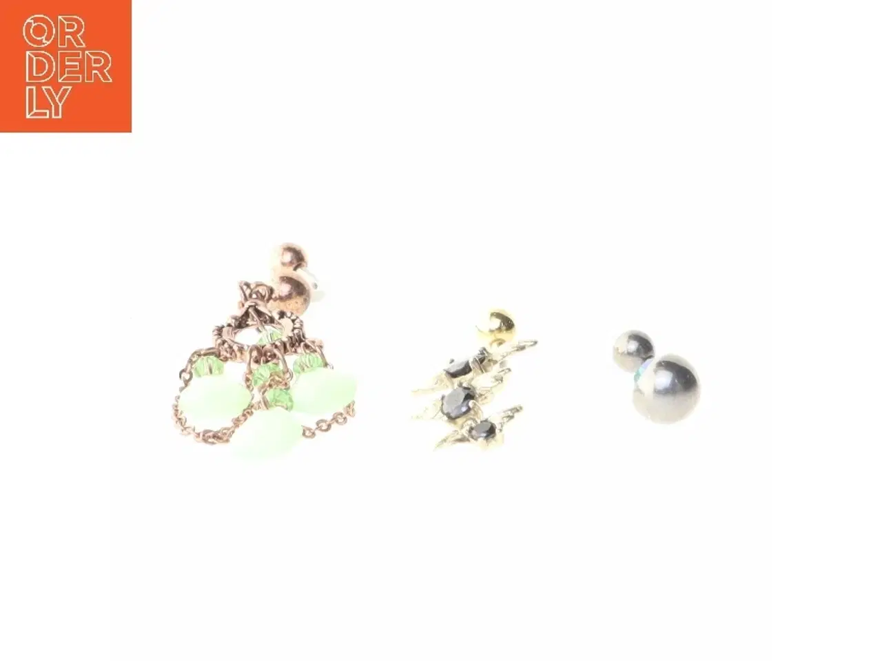 Billede 3 - Navlepiercinger med vedhæng (str. 6,5 og 2,5 og 2 cm)