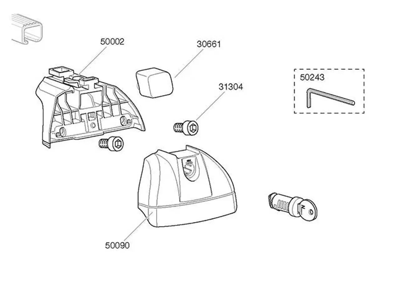 Billede 1 - Thule plastkapsel f/753
