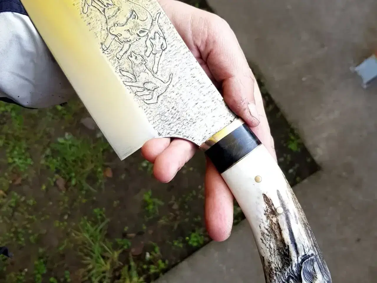 Billede 2 - Eksklusiv Custom Jagtkniv - N690