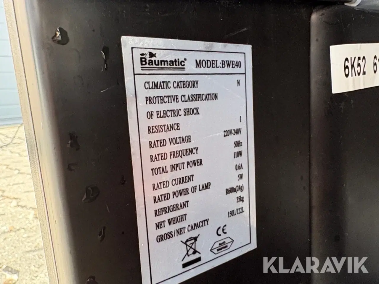 Billede 9 - Vinkøleskab Baumatic BWE40