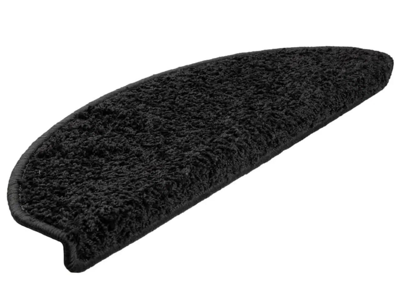 Billede 3 - Trappemåtter 15 stk. 65x21x4 cm sorte halvrunde store