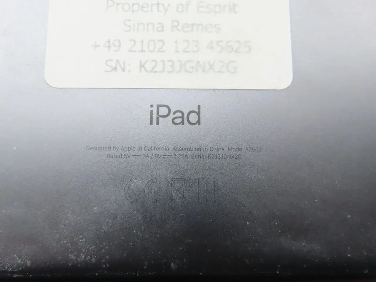 Billede 5 - Tablet, APPLE IPAD Type: A2602