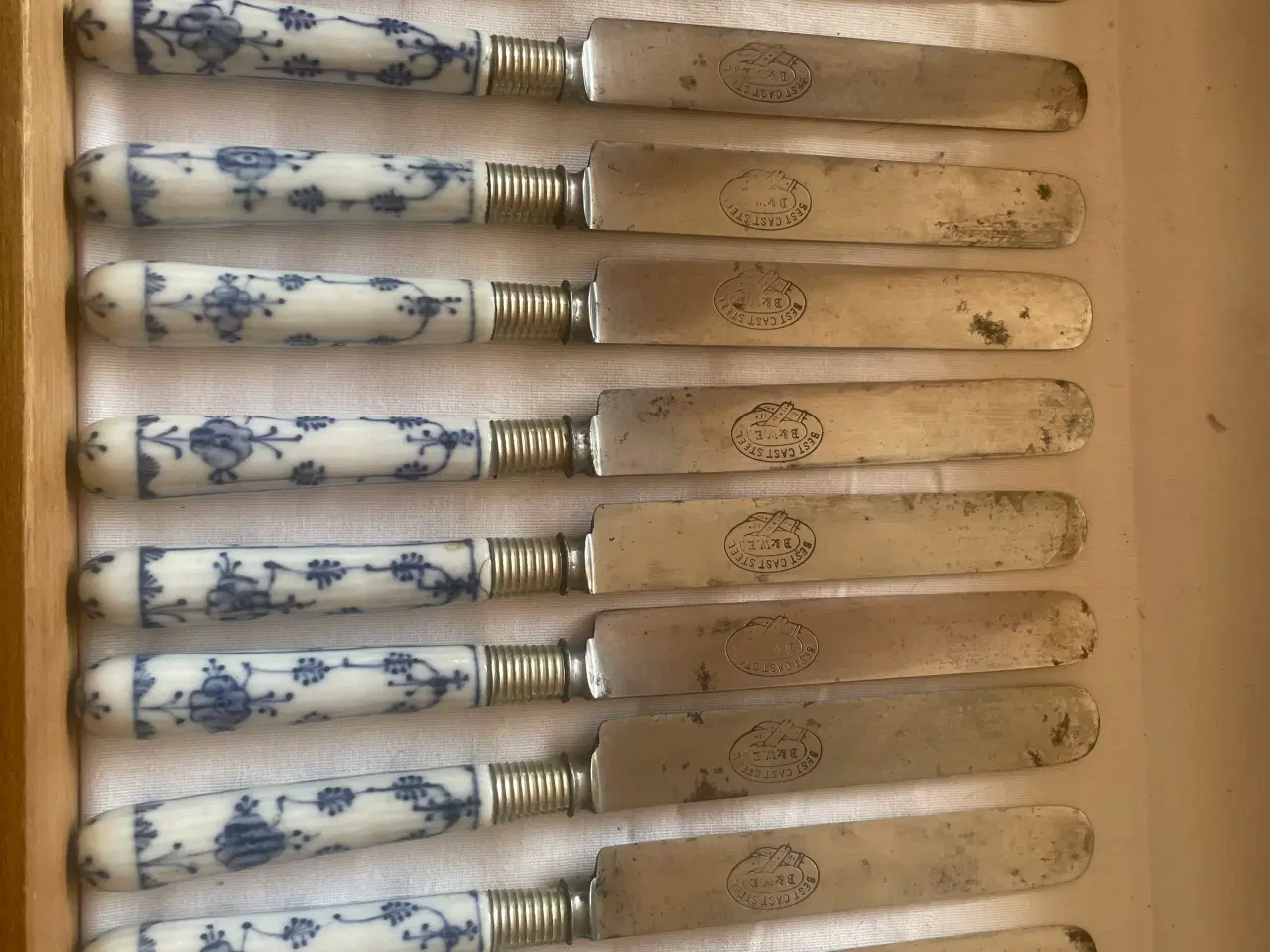 Billede 1 - Knive med porcelæns skafter 