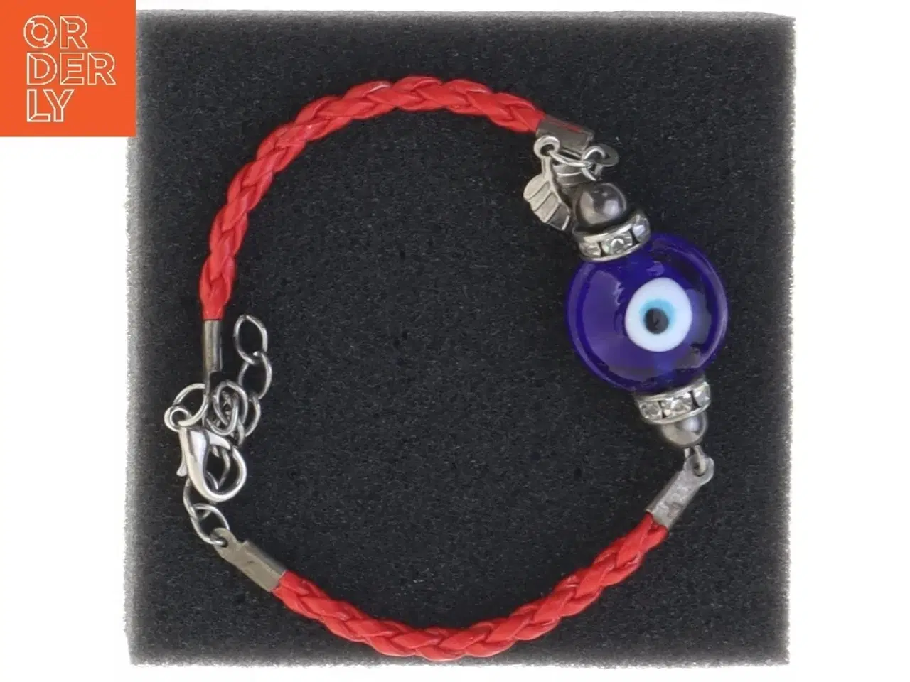 Billede 3 - Halskæde med det blå, Nazar øje (str. 21 cm)