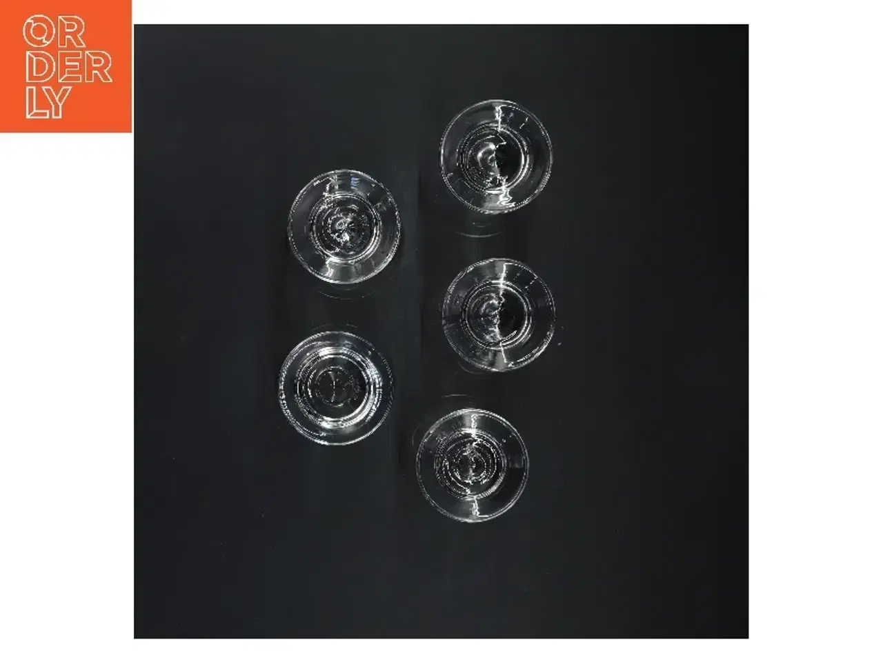 Billede 3 - Sæt med 5 glas (str. 11,5x7,5 cm, 5 styk cm)