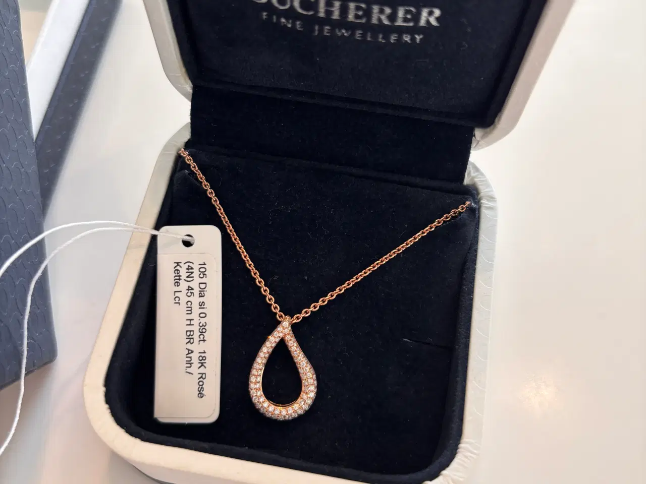 Billede 5 - Bucherer - Lacrima halskæde i 18k rosegold
