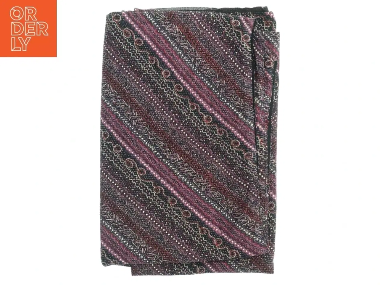 Billede 1 - Mønsteret stof med glimmer