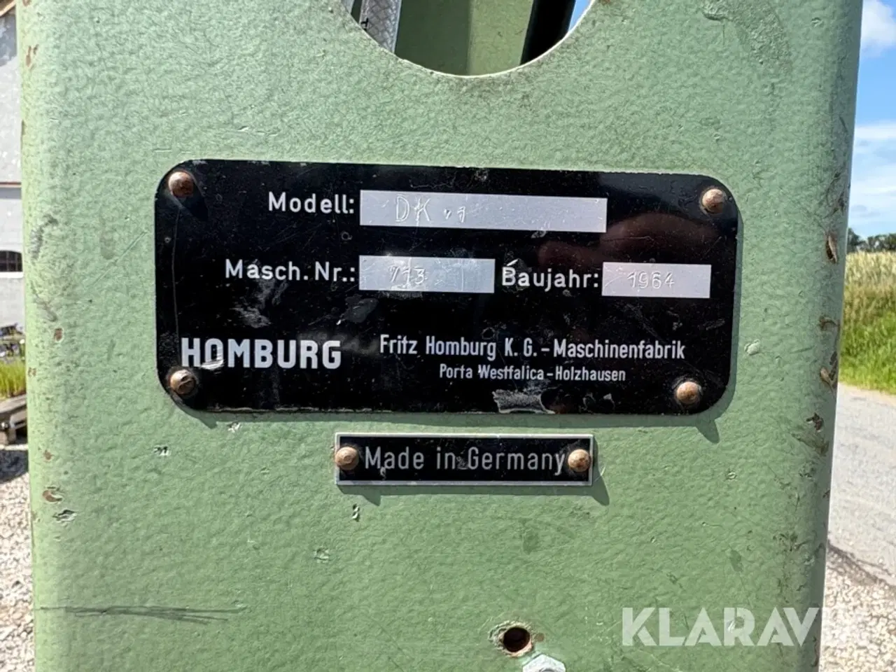 Billede 3 - Hydraulisk klemme-/pressemaskine Homburg DK 1