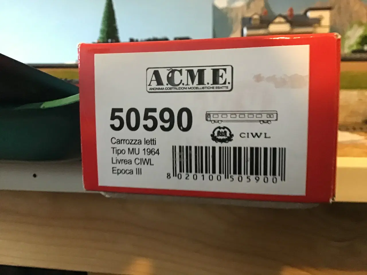 Billede 8 - Modeltog. ACME 50590 Carrozza letti Tipo MU 1964 .