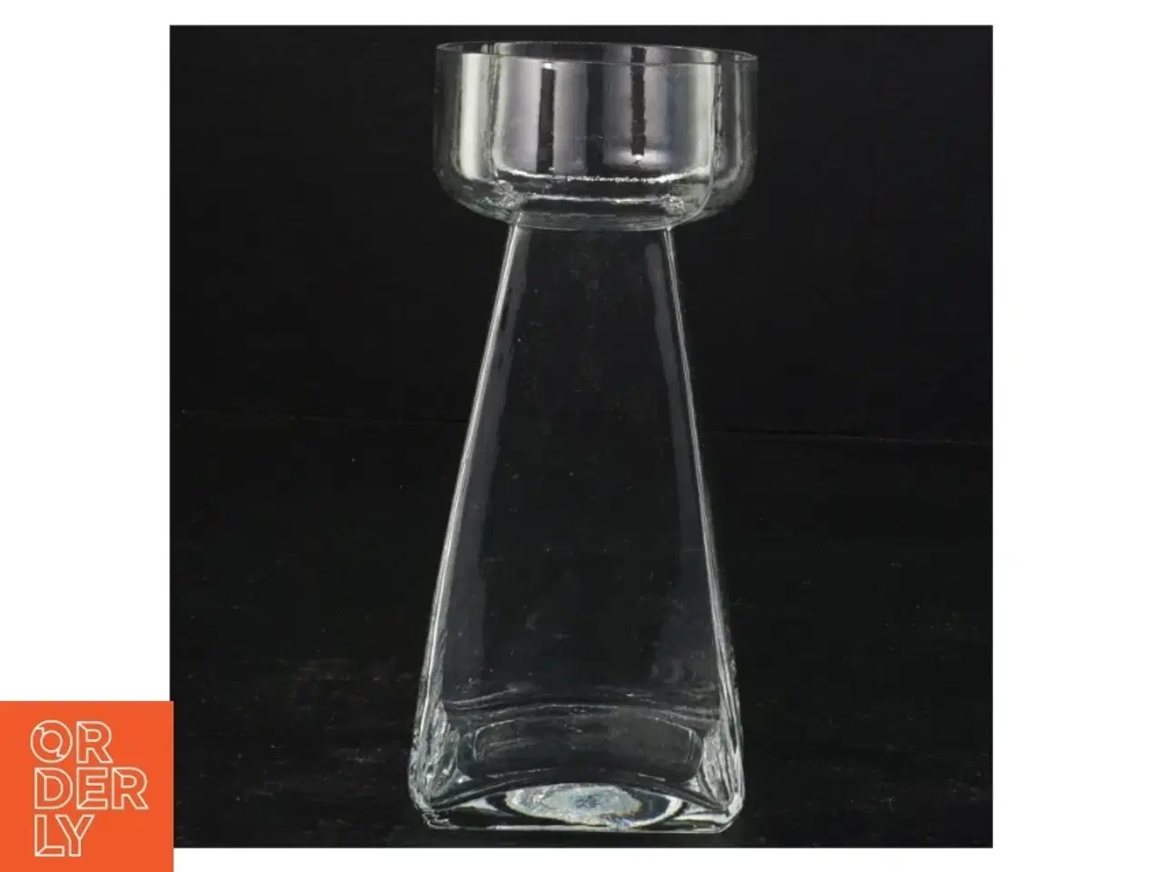 Billede 1 - Hyacintglas i klart glas (str. 16 x 7 x 7 cm)