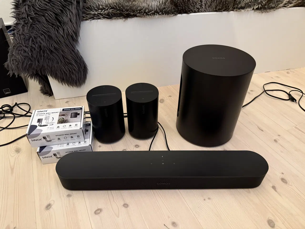 Billede 1 - Sonos Surround 1x beam gen2, 2x era 100 1 sub mini