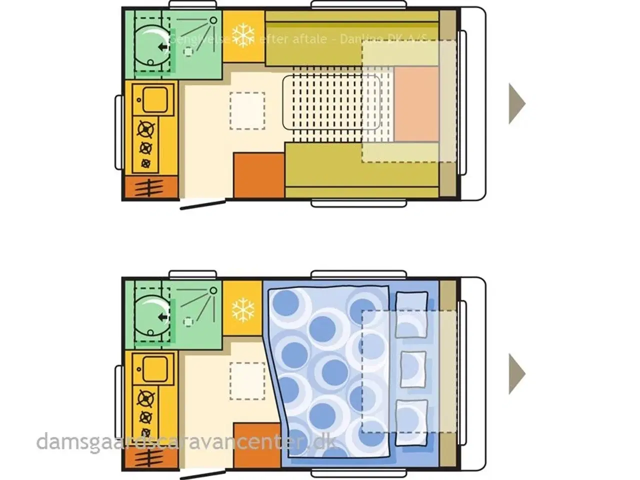 Billede 7 - 2016 - Adria Altea 4Two 362 LH   Enkeltsenge - Mover - Telt