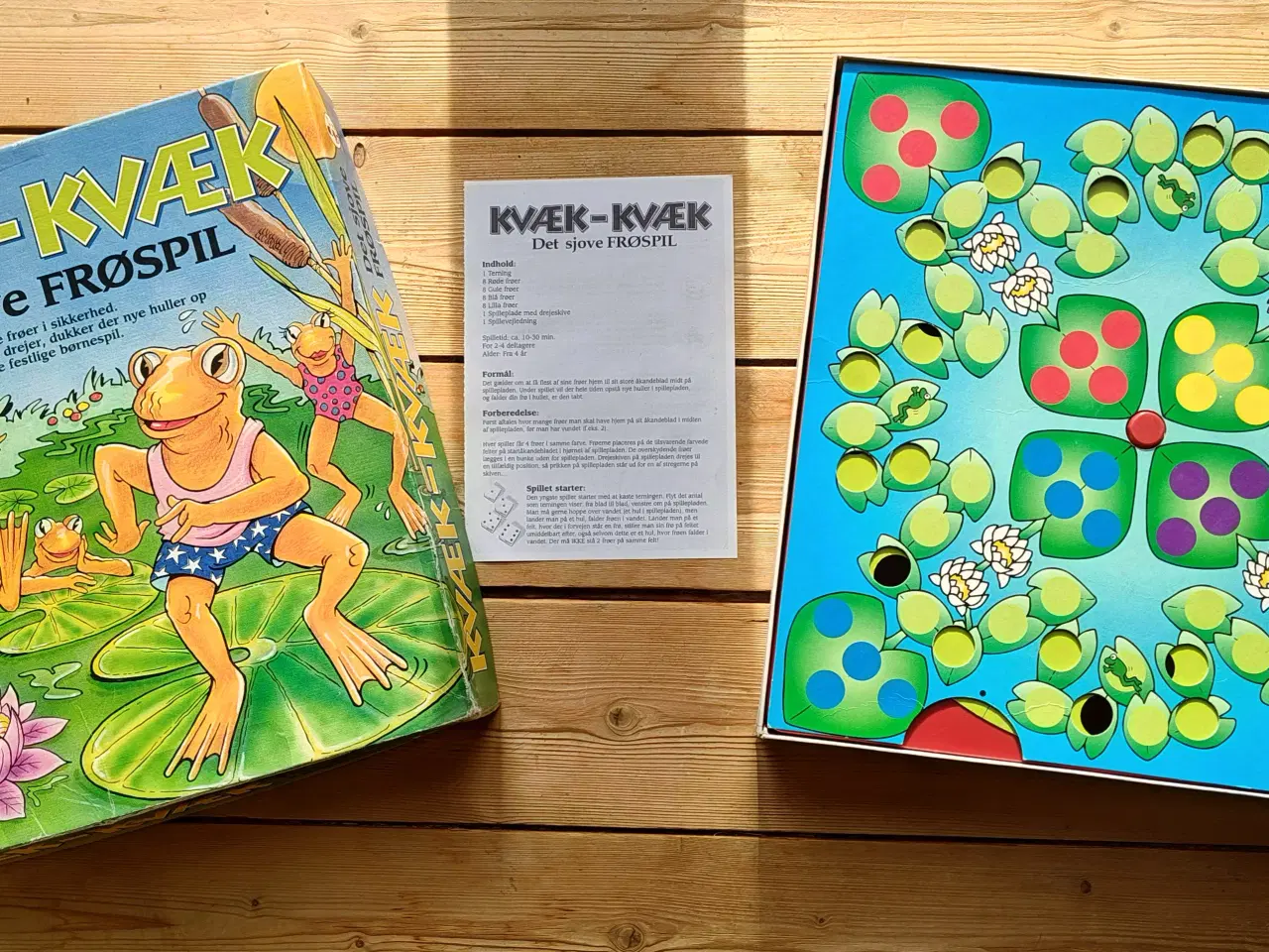 Billede 1 - Kvæk Kvæk Det sjove frøspil Brætspil