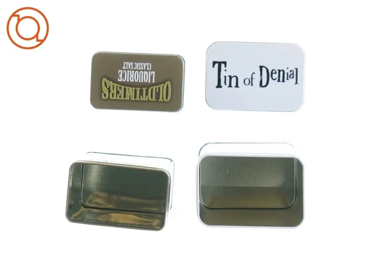 Billede 2 - Firkantede metaldåser (str. HL: 15 x 10 cm)