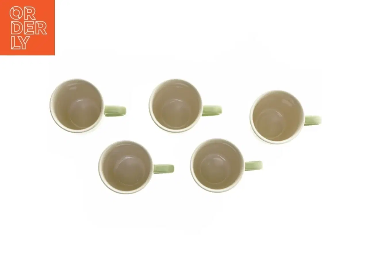 Billede 2 - 5 grønne krus (str. 8,5x11 cm)