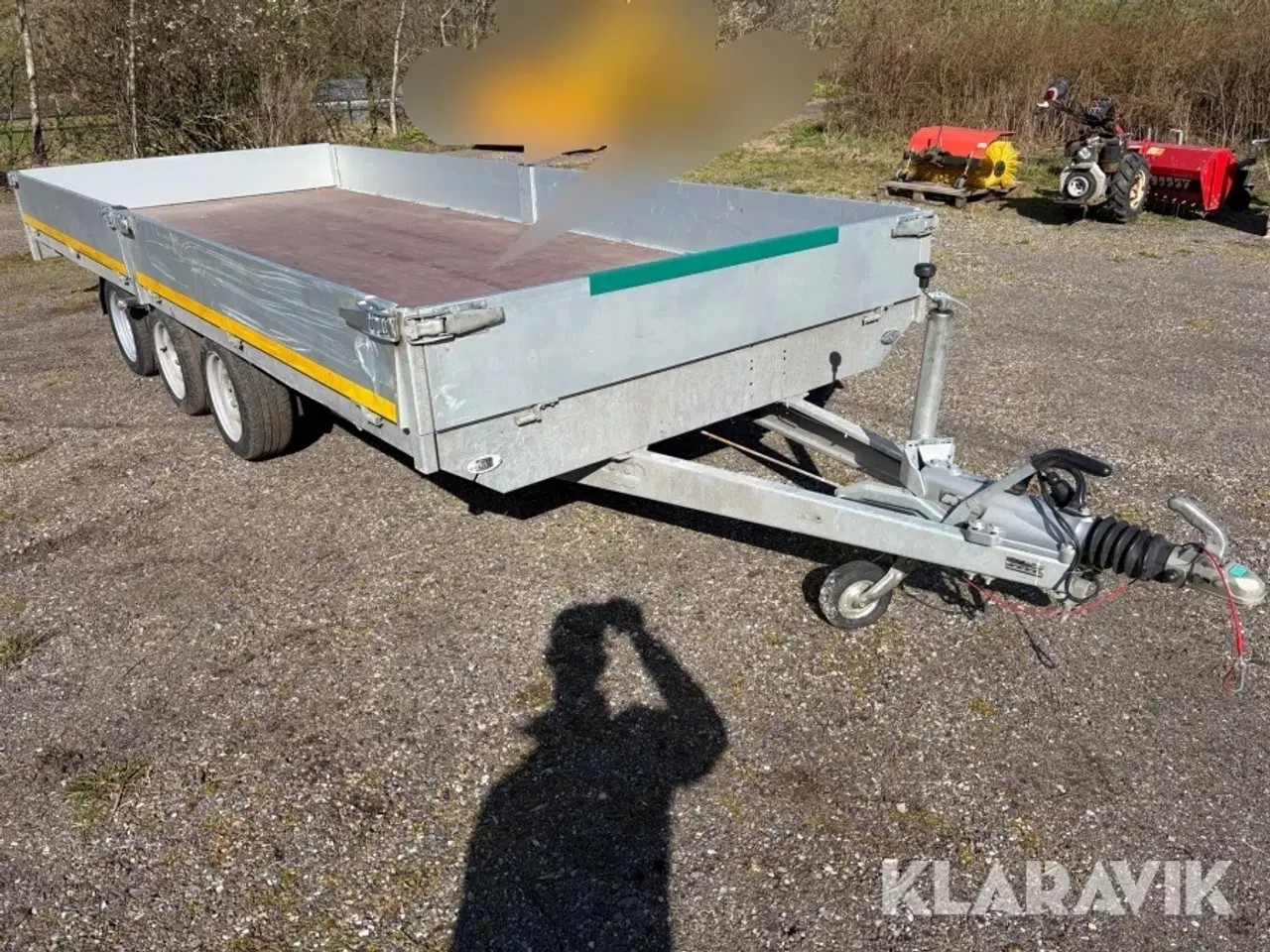 Billede 2 - Trailer Eduard 3 akslet - 3500kg