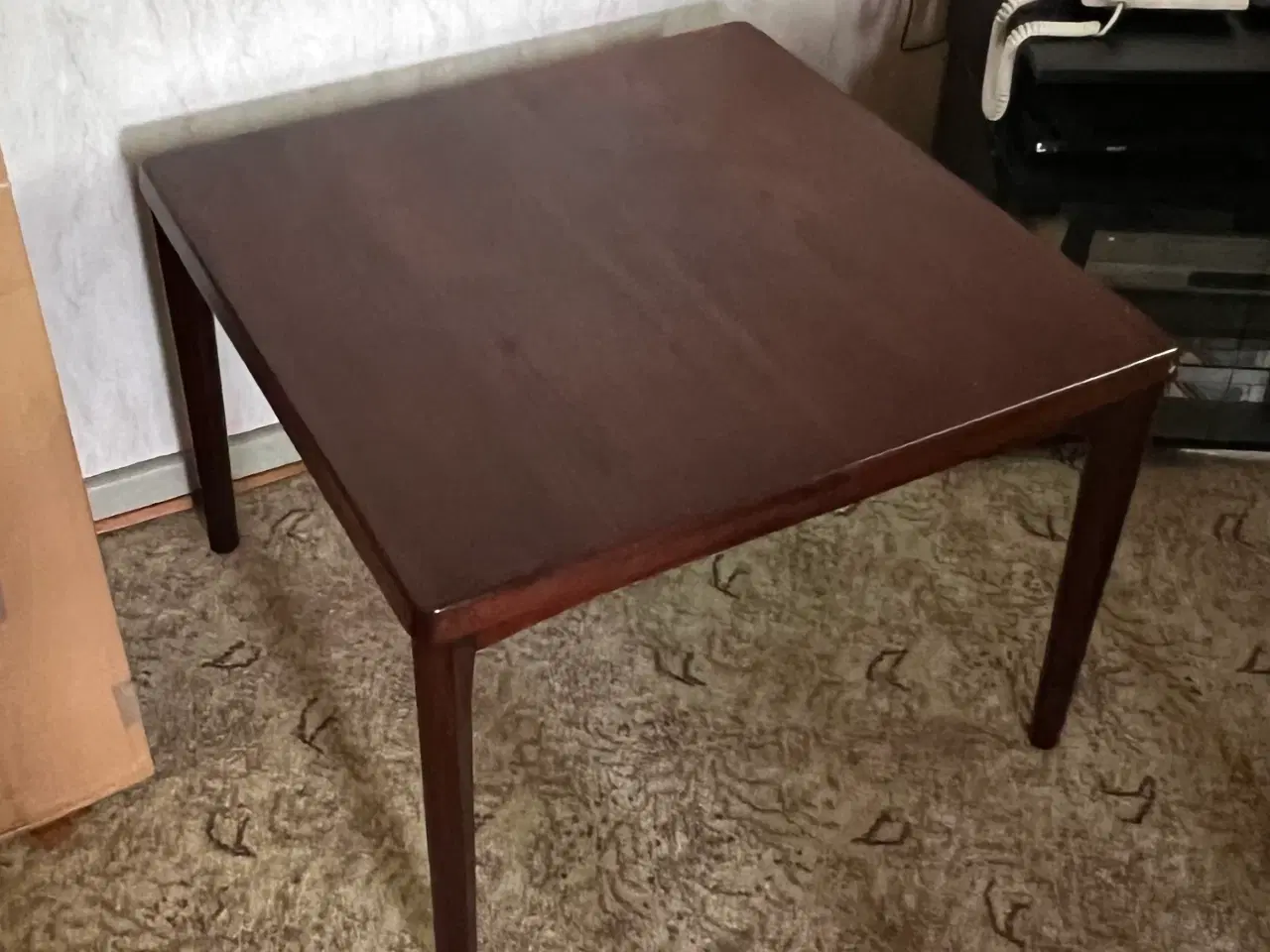 Billede 1 - Hjørnebord/sofabord i teak (bejset)  H Kjærulf 