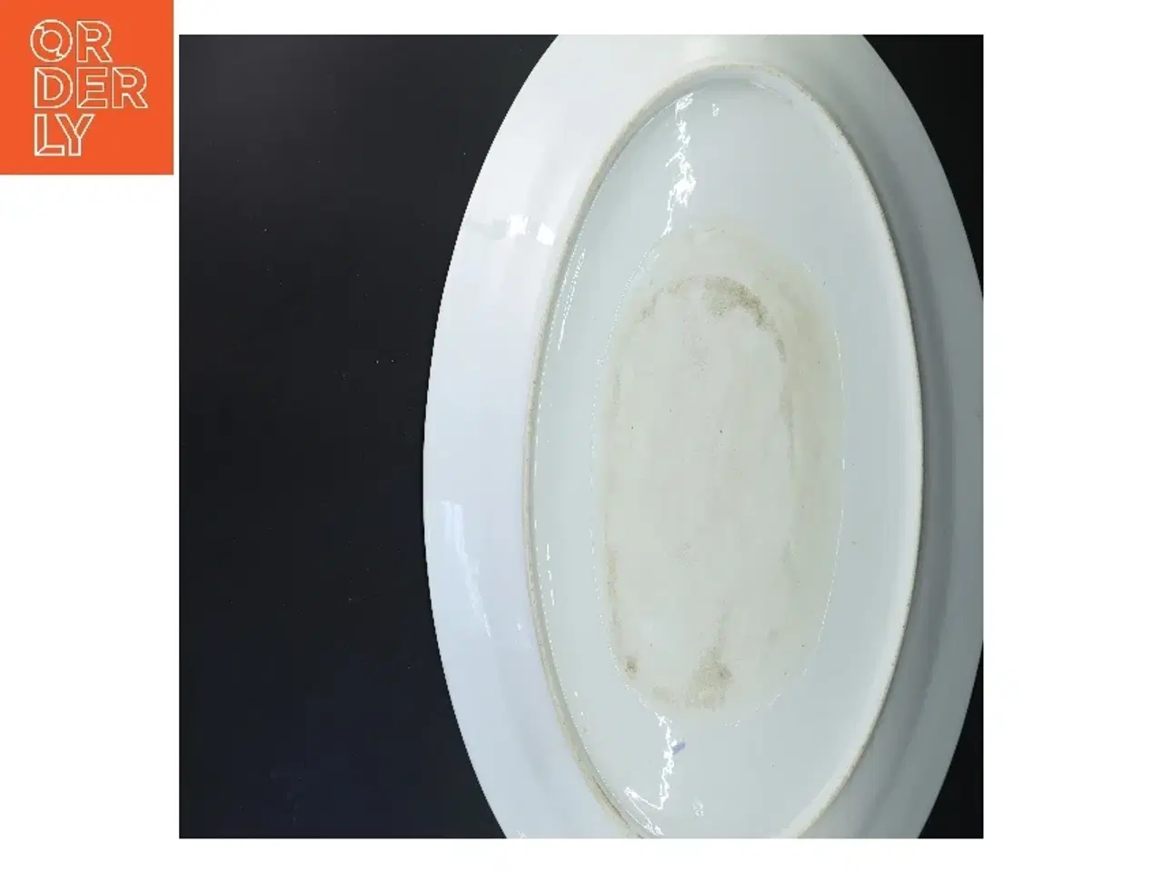 Billede 3 - Stort hvidt serveringsfad (str. 41x55 cm)