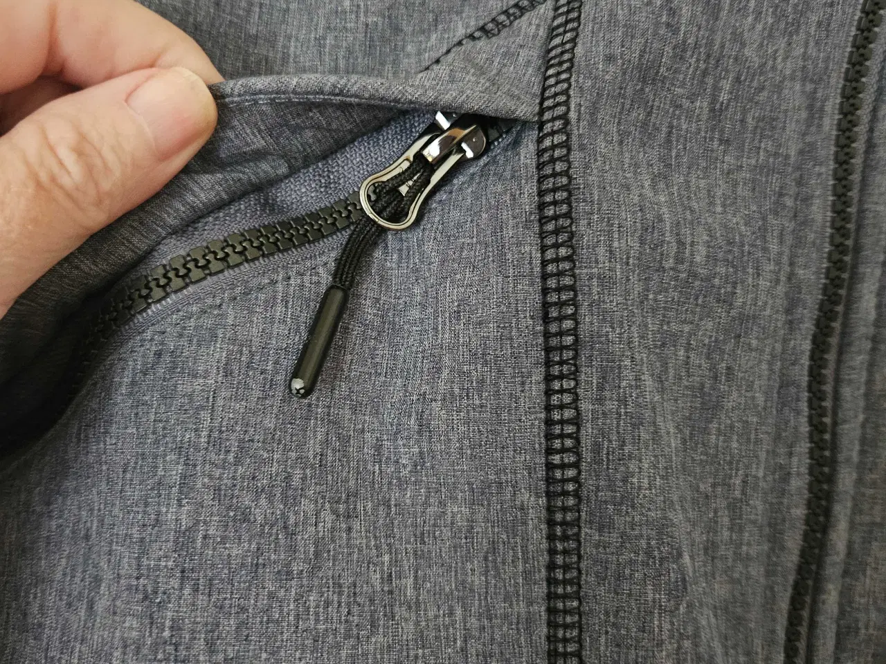 Billede 5 - FLOT BLÅ VIND OG VANDAFVISENDE JAKKE 