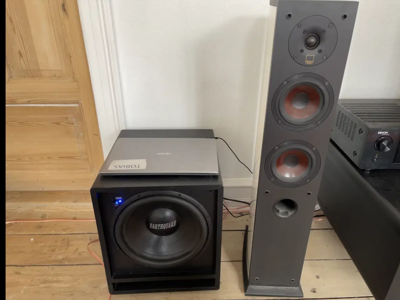 Billede 2 - Dali anlæg med denon forstærker og earthquke sub