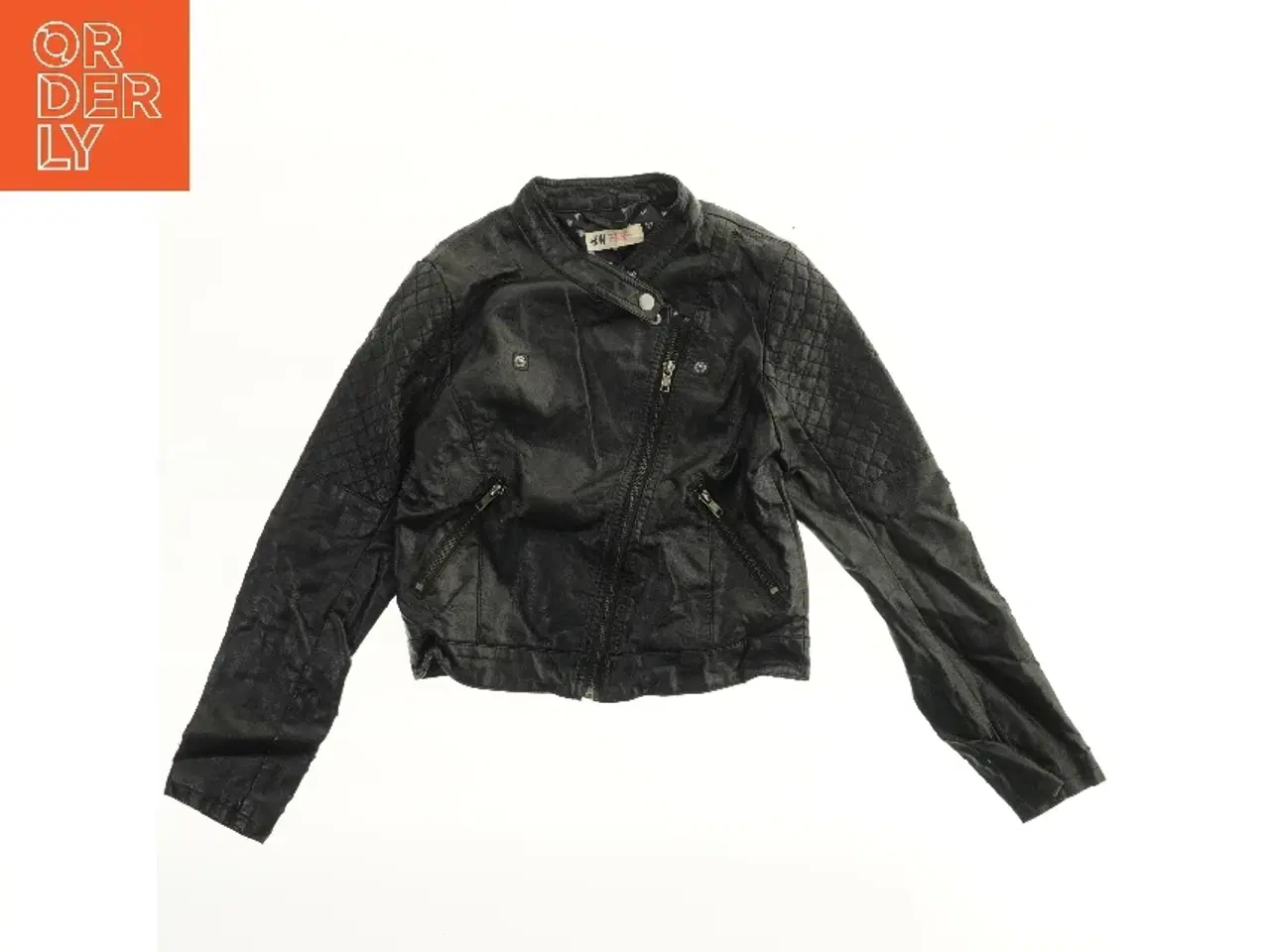 Billede 1 - Sort jakke med lynlås fra H&M (str. 152)