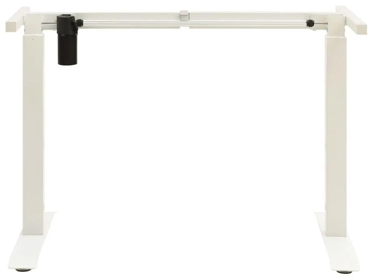 Billede 3 - Stel til motoriseret hæve-/sænkebord højdejustérbar hvid