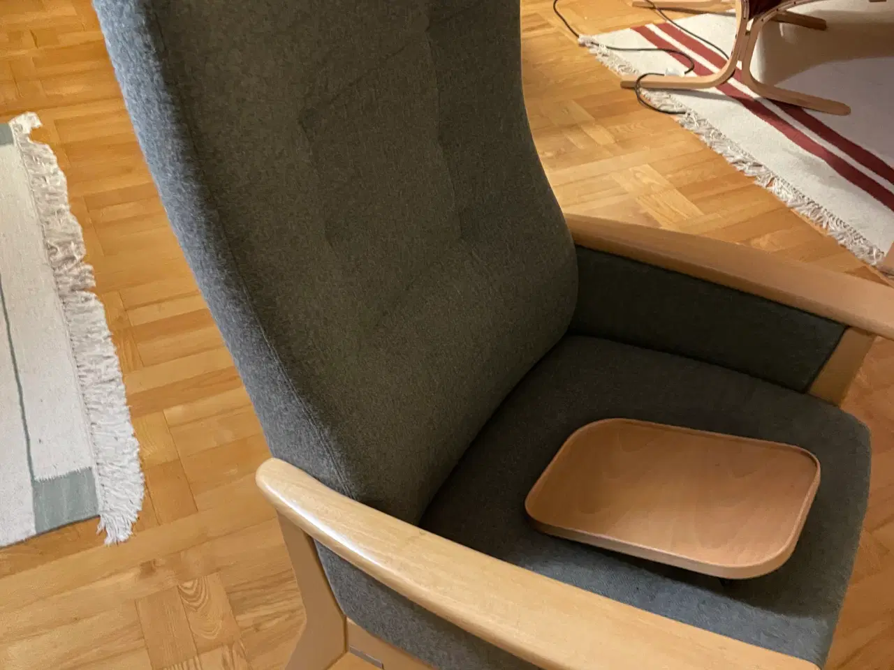 Billede 5 - Farstrup hvilestol med fodstøtte og vippefunktion