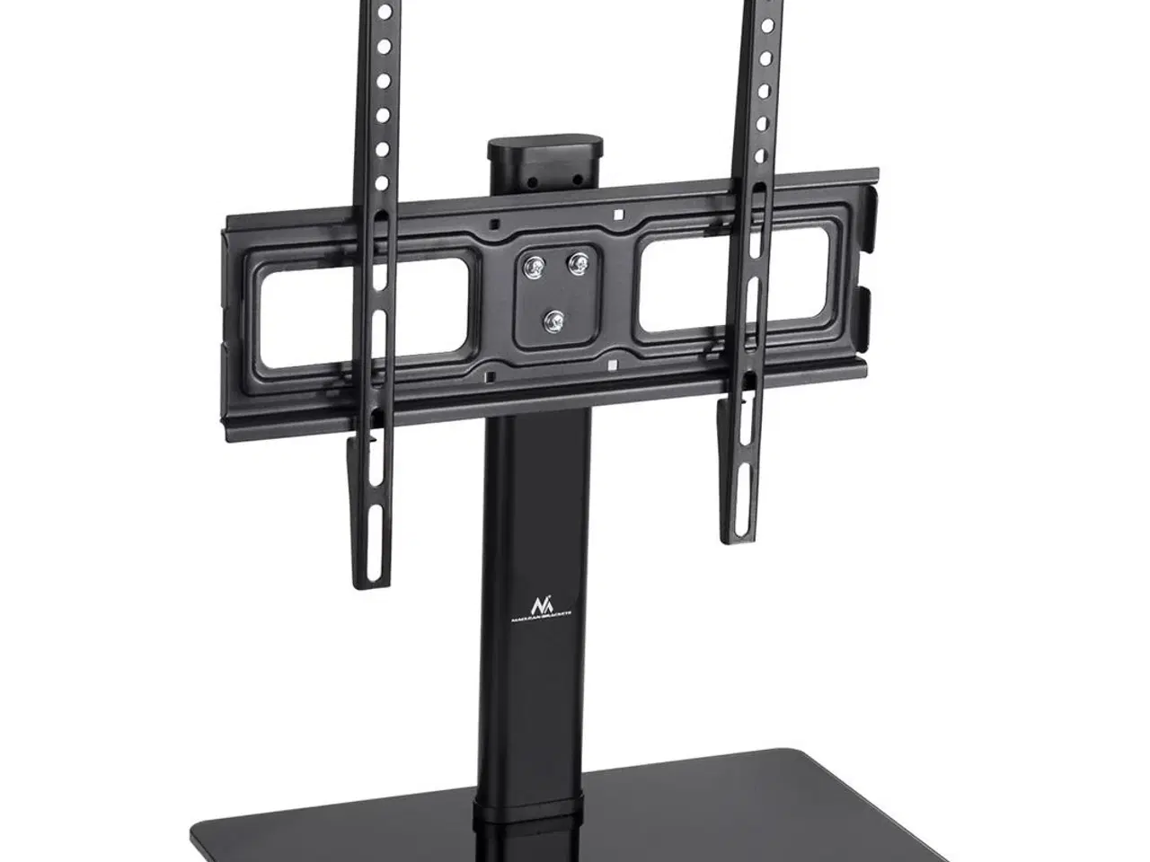 Billede 1 - TV bordstand – Maclean MC-450, universal 32–65", VESA 400×400, hærdet glas, højdejusterbar, max 40 kg