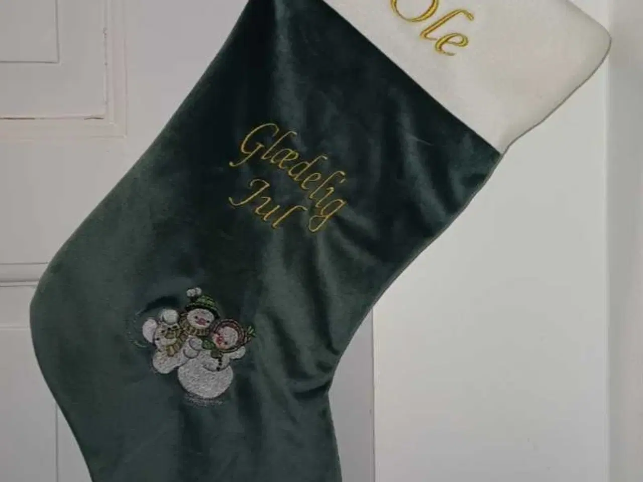 Billede 2 - Julesok med valgfrit navn 