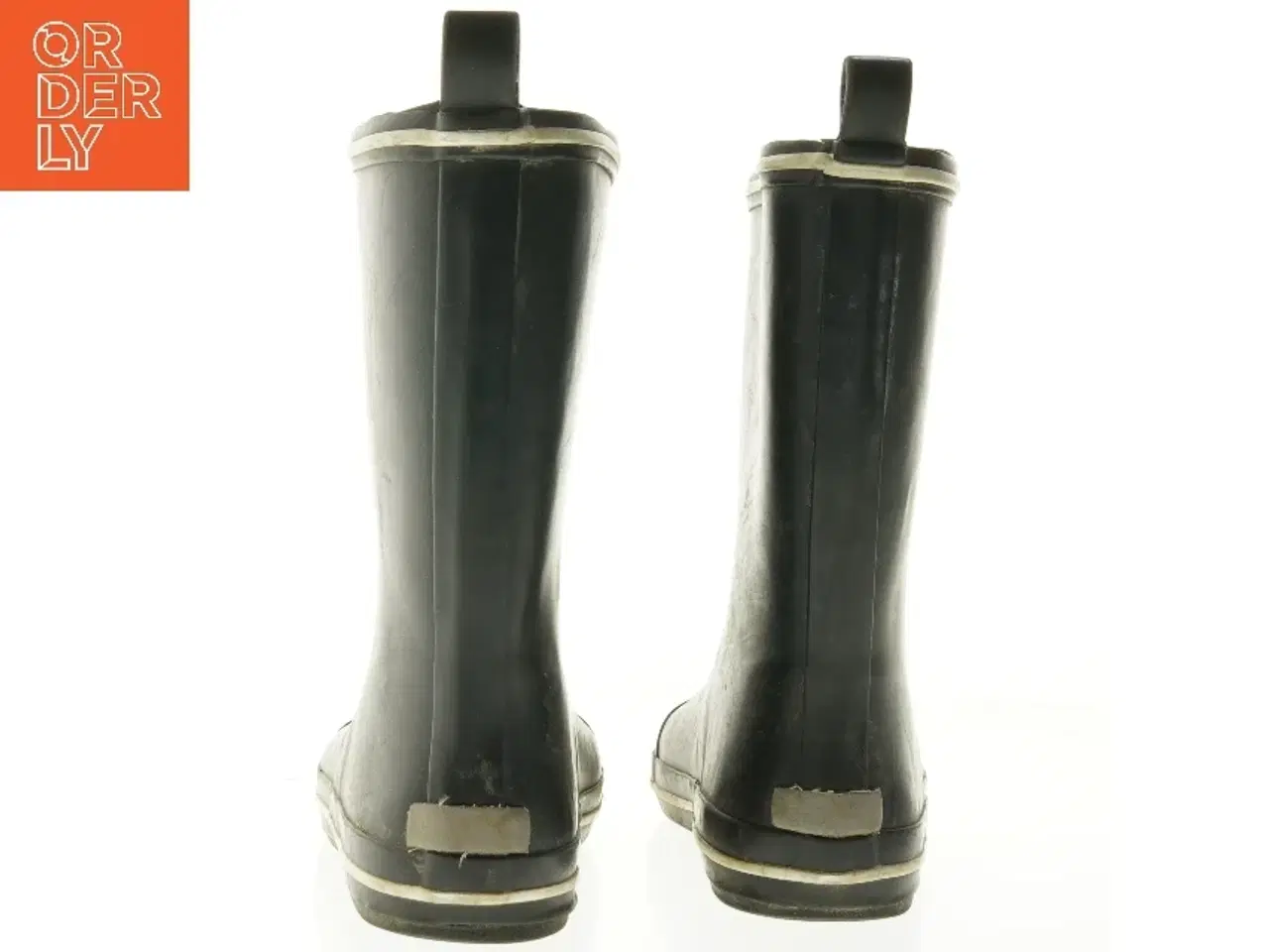 Billede 4 - Brugte sorte gummistøvler (str. 34)