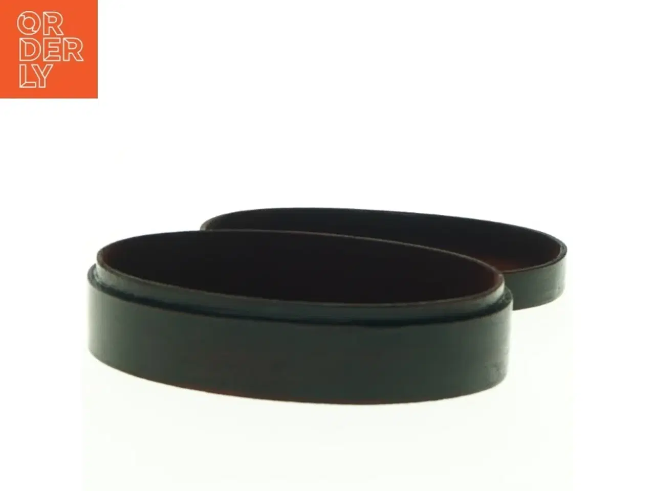 Billede 4 - Oval trææske med rosenmotiv (str. 18 x. 10 cm)