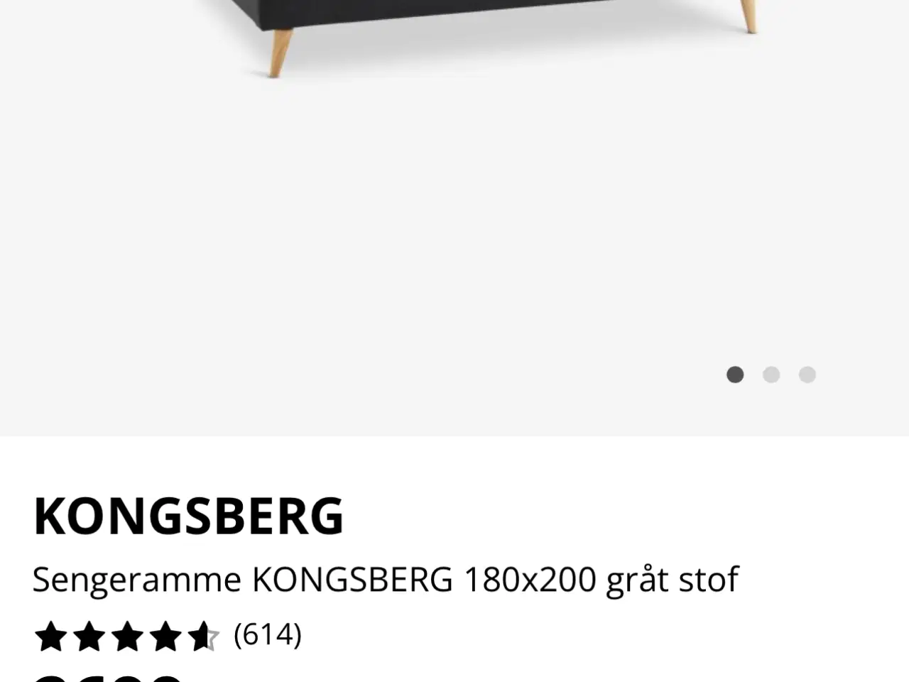 Billede 1 - Sengeramme Kongsberg 180cm