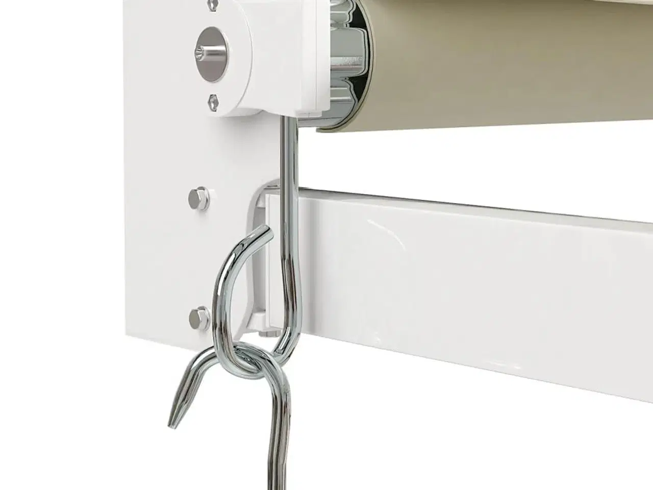 Billede 7 - Foldemarkise manuel betjening 3x2,5 m stof aluminium creme