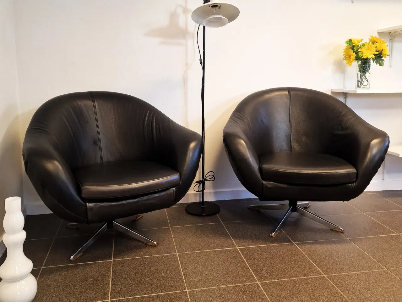 Billede 5 - 2 Stk Space Age Lænestole/Loungestole.