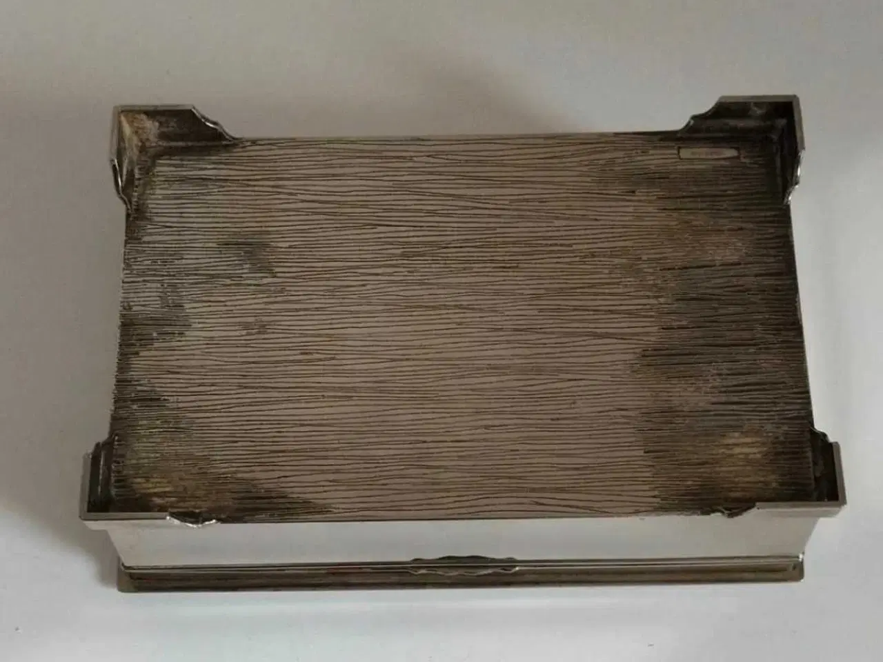 Billede 3 - Vintage smykkeskrin/cigaræske i sølvplet fra 1950´