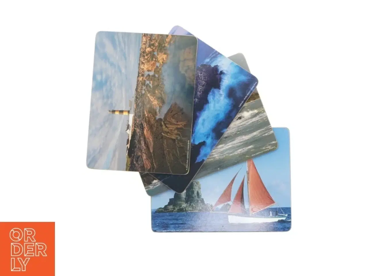 Billede 2 - Coasters med irske fyrtårne (str. 29 x 21,5 cm)