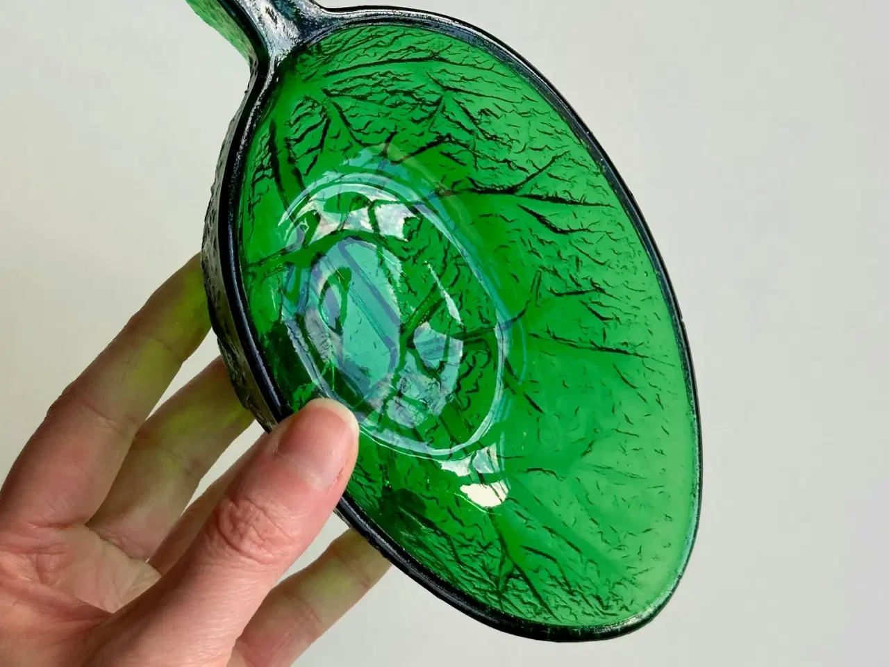 Billede 4 - Grøn glasskål