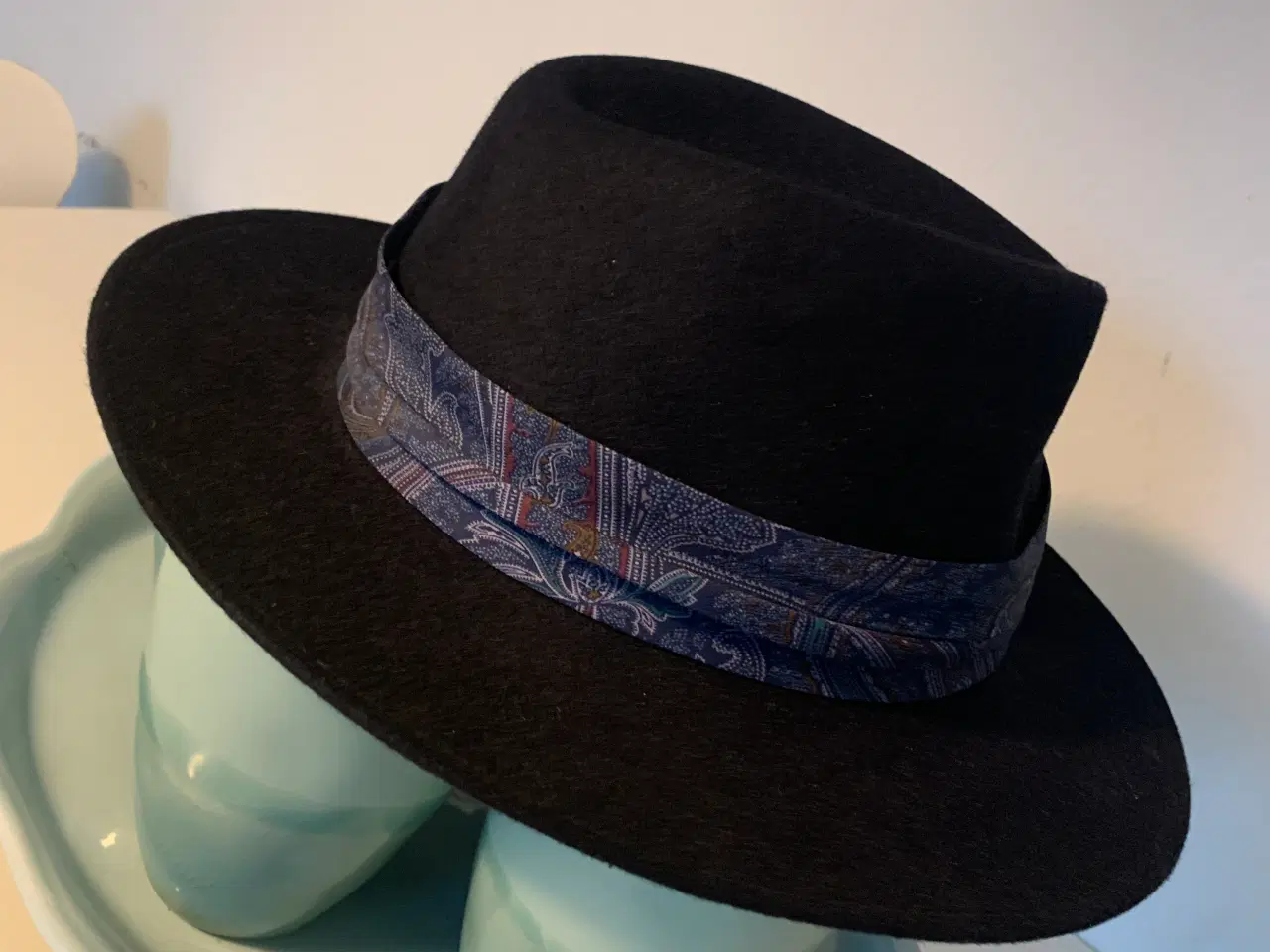 Billede 5 - Elegant sort Stanton Fedora uldhat