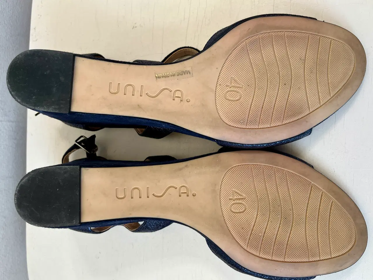 Billede 6 - Unisa, blå sandaler, str 40