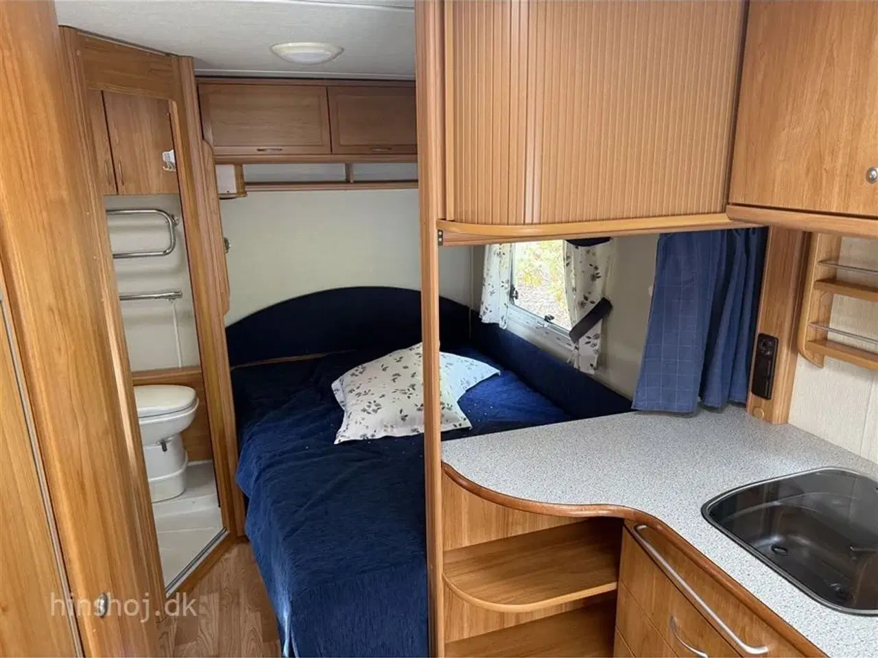 Billede 11 - 2004 - Polar   Fin ældre vintervogn med bla mover og fortelt fra Hinshøj Caravan A/S.