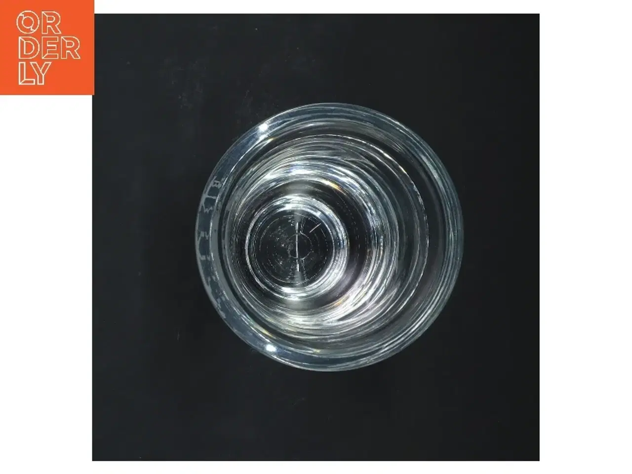 Billede 4 - Glasvase med hestegravering (str. 17 cm)