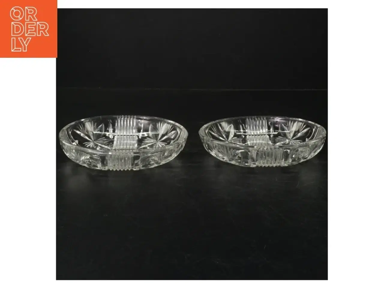 Billede 1 - Glaskrystal assietter (str. Ø. 14,5 cm)