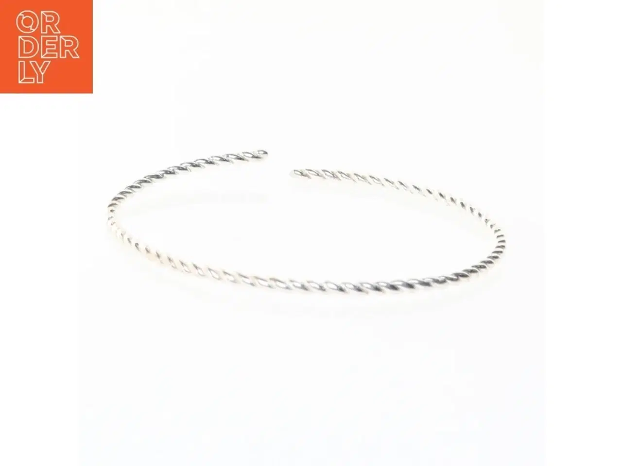 Billede 1 - Sølvfarvet armbånd (str. 6 cm)